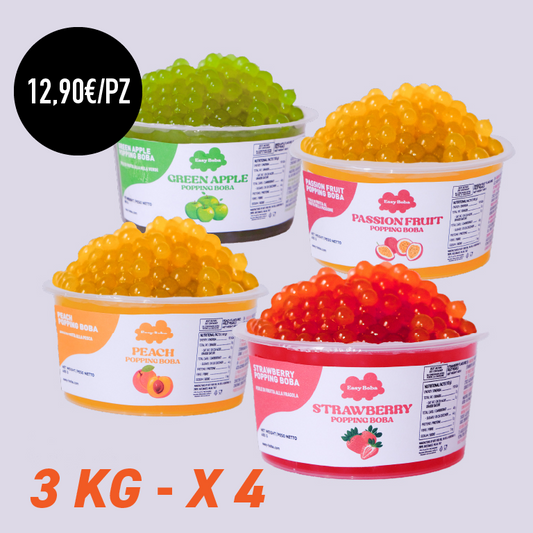 Scatola da 4 - 3 kg - Best Seller Box Popping Boba